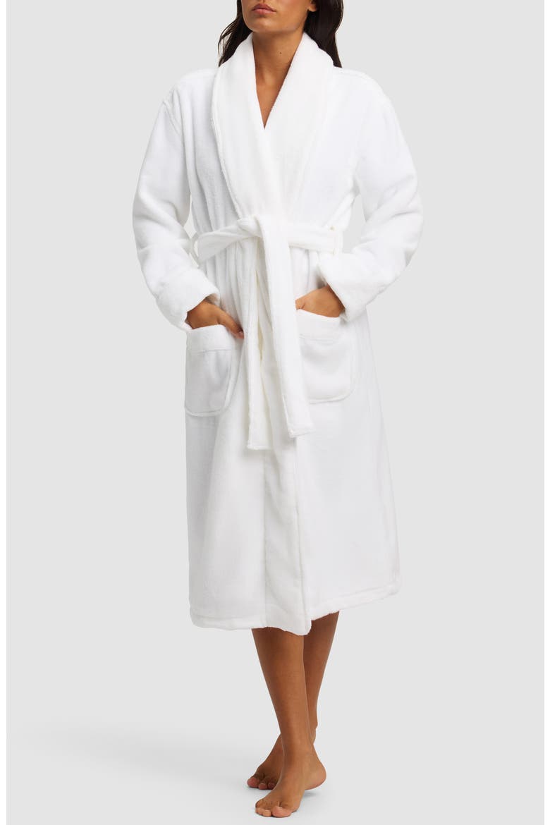 Luxe Bath Robe, Main, color, WHITE