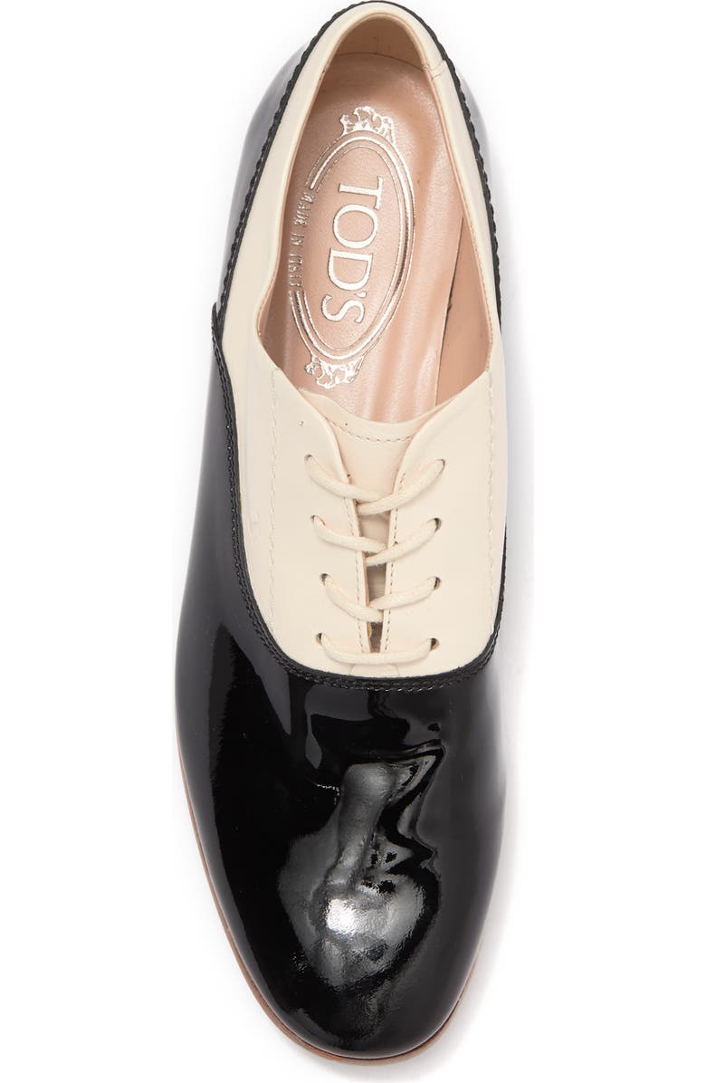 Tod's Two-Tone Leather Oxford, Alternate, color,