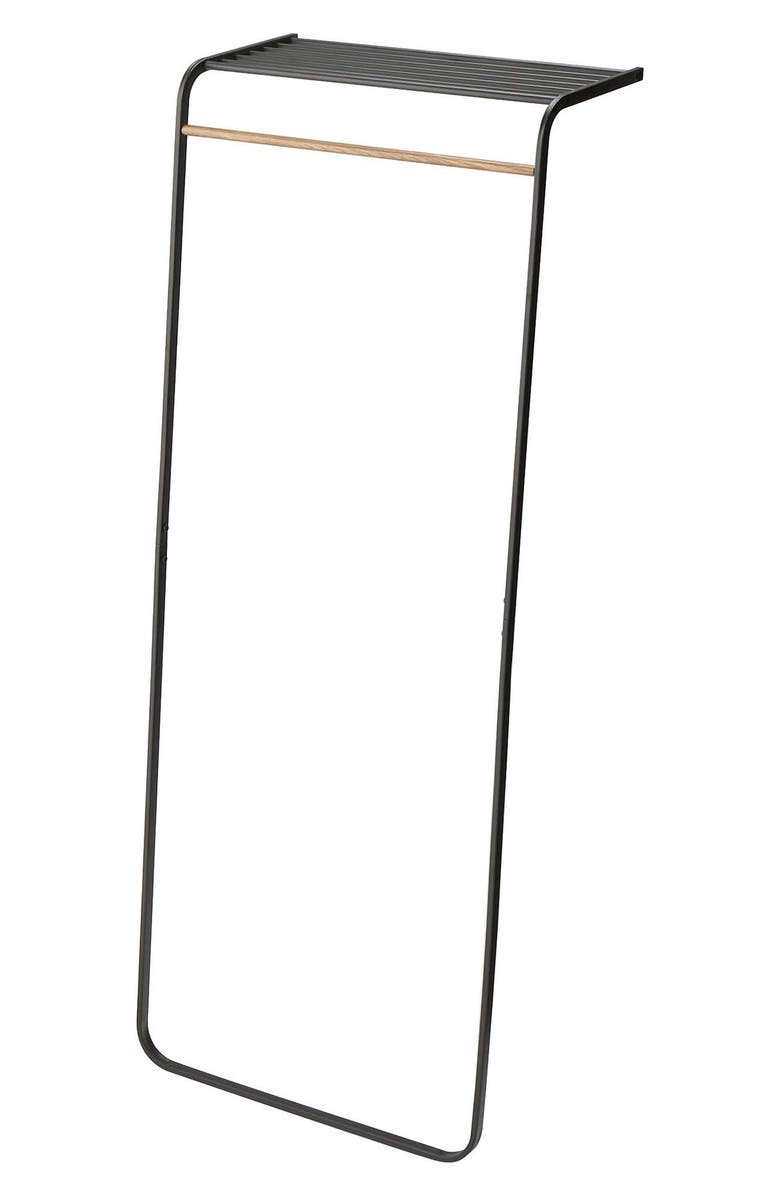 Yamazaki Leaning Shelf Coat Hanger, Main, color, 