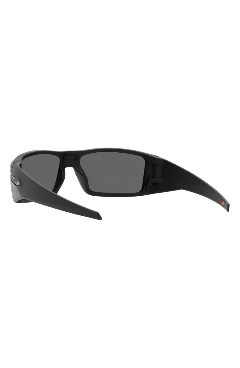 Oakley Heliostat 61mm Prizm<sup>™</sup> Polarized Rectangular Sunglasses, Alternate, color, Matte Black