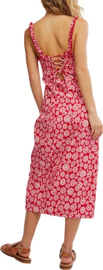 Lucinda Floral Print Midi Dress