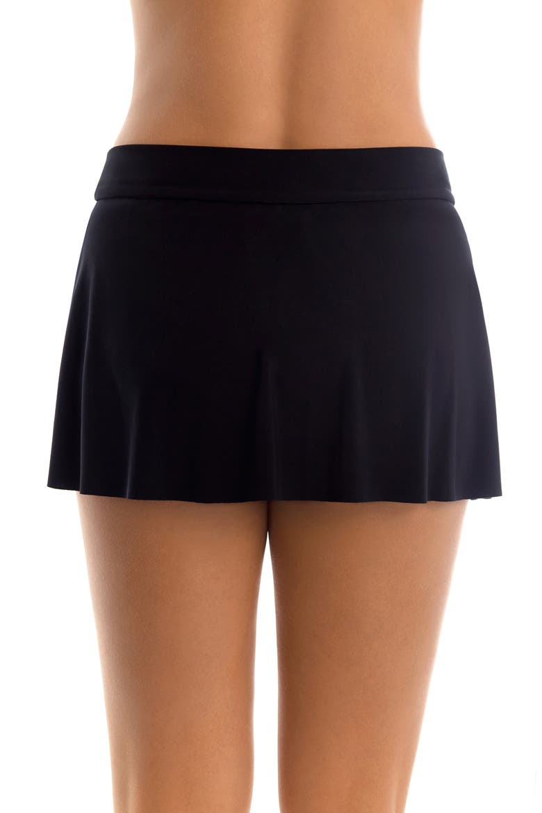 Jersey Tennis Skirt, Alternate, color, BLACK