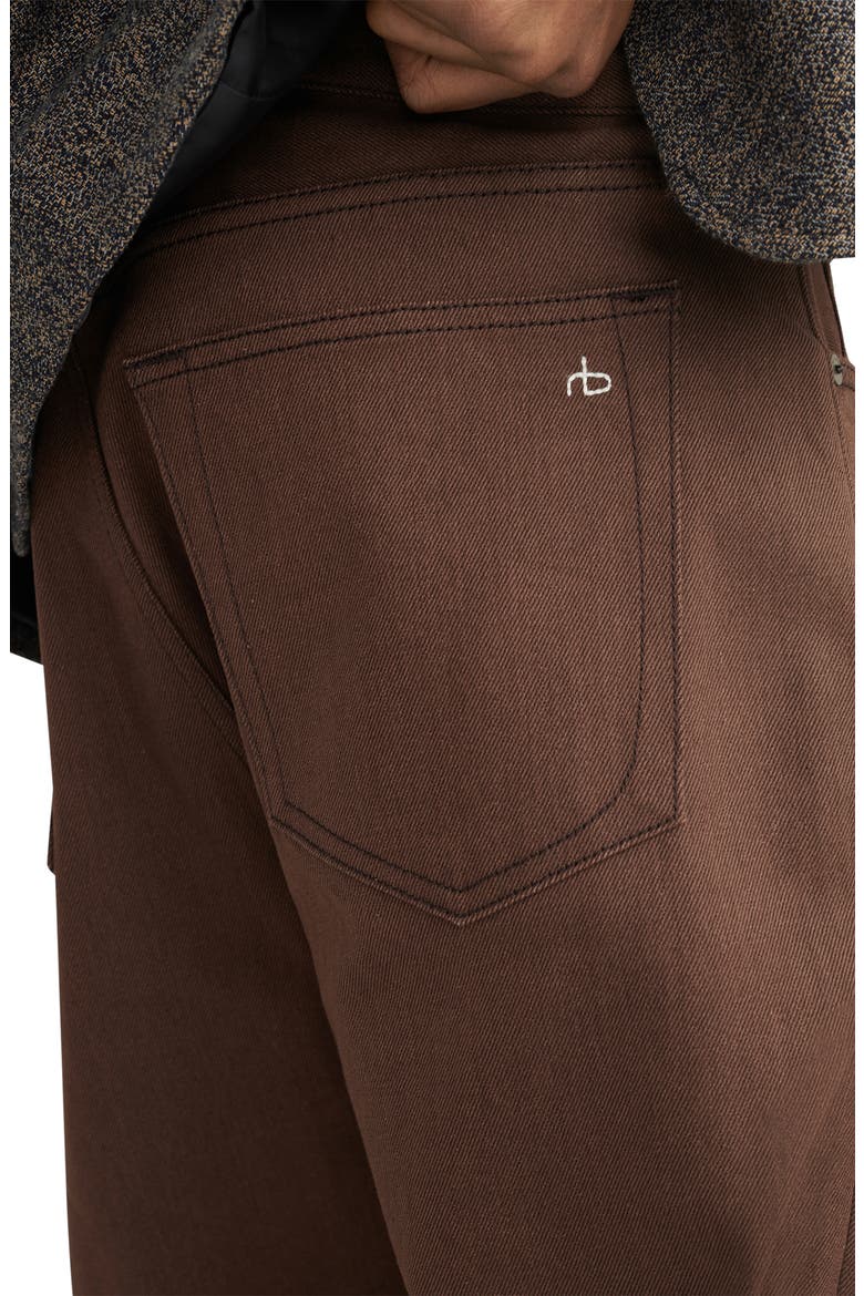 Fit 4 Authentic Stretch Straight Leg Baggy Jeans, Alternate, color, BROWN