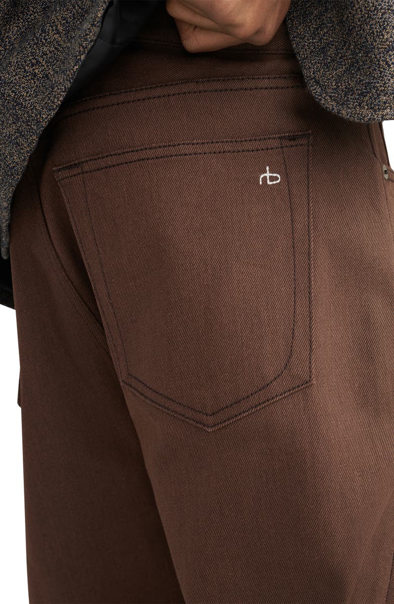 rag & bone Fit 4 Authentic Stretch Straight Leg Baggy Jeans, Alternate, color, 