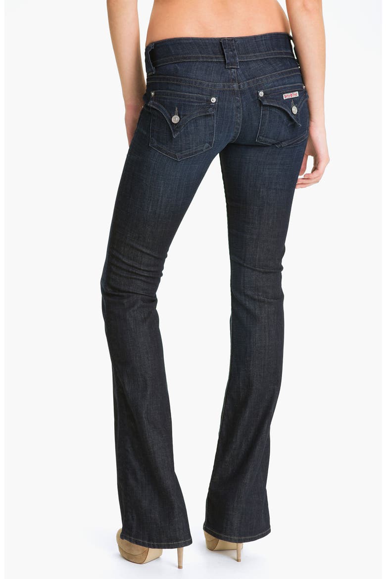 Signature Flap Pocket Bootcut Jeans, Alternate, color, SAVAGE