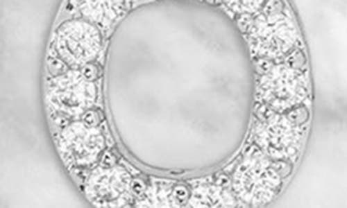 Melinda Maria Baby Love Letters Initial Pendant Necklace In Silver Q