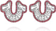 True Religion Logo horseshoe post earring