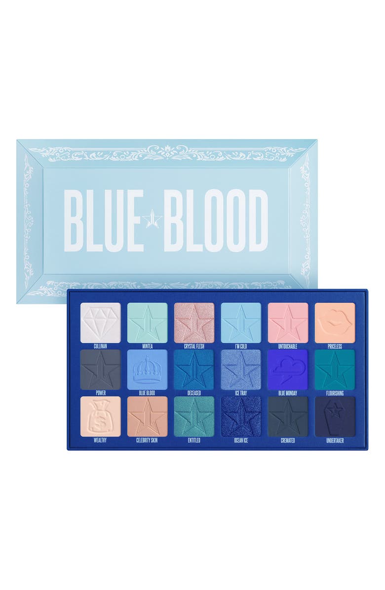 JEFFREE STAR COSMETICS Blue Blood Palette, Main, color, 