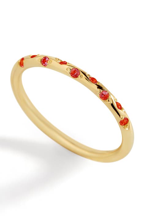 Dainty Constellation Birthstone Ring