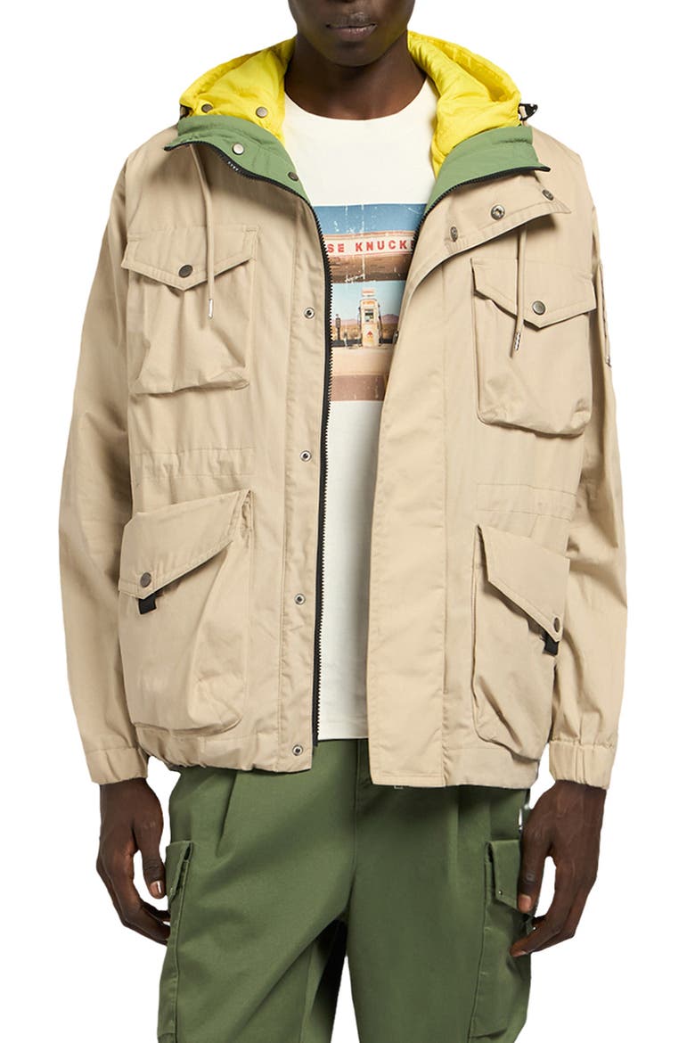Hudson Utility Jacket, Main, color, TANNED/ RAY