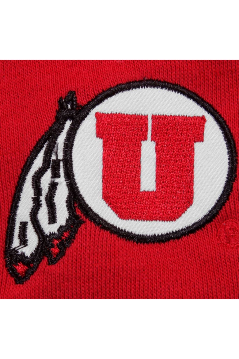 Women's Stadium Athletic Red Utah Utes Arched Name Full-Zip Hoodie, Alternate, color, Red