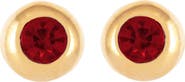 Susan Caplan 1980s Vintage Ruby Red Earrings