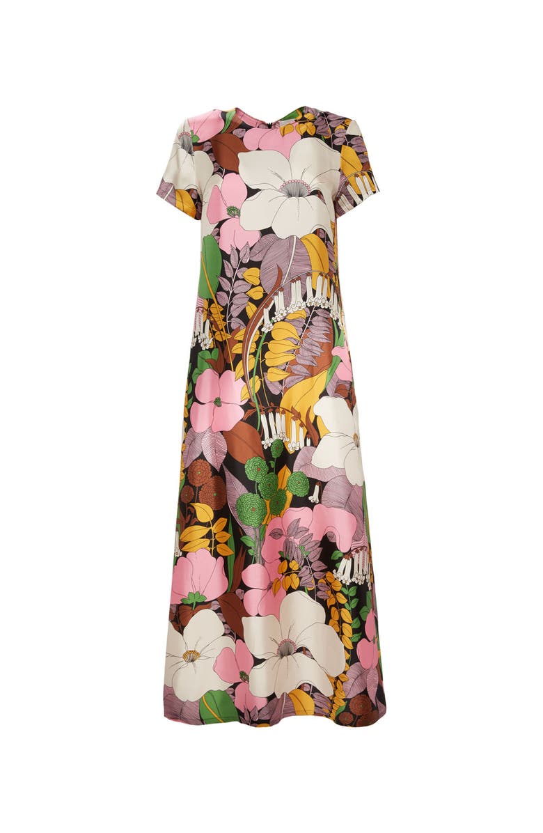 La DoubleJ Swing Dress Big Flower Multicolor, Alternate, color,