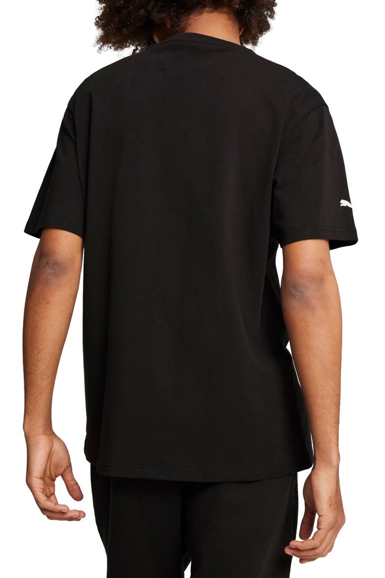 F1 Neon Energy Cotton Graphic T-Shirt, Alternate, color, PUMA BLACK