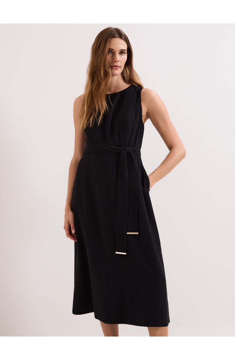 Phase Eight Marta Midi Dress, Alternate, color, Black