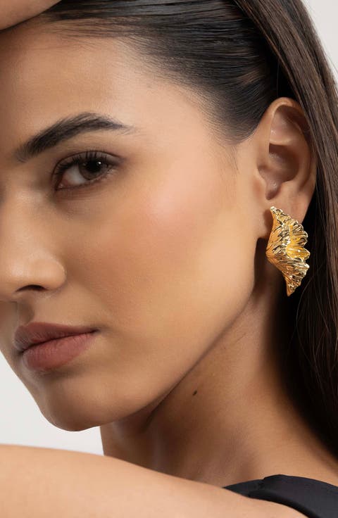 Selina Petal Statement Earrings