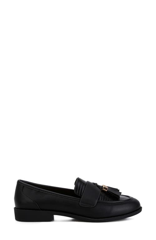London Rag Alibi Tassel Loafer In Animal Print