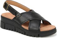 Vionic Uptown Sonoma Slingback Platform Wedge Sandal