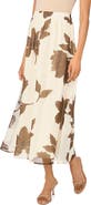 Halogen® Floral Print Maxi Skirt