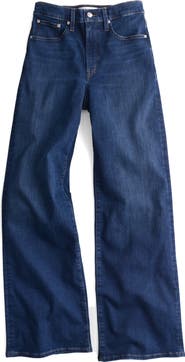 Madewell The Super Stretch Wide Leg Jeans
