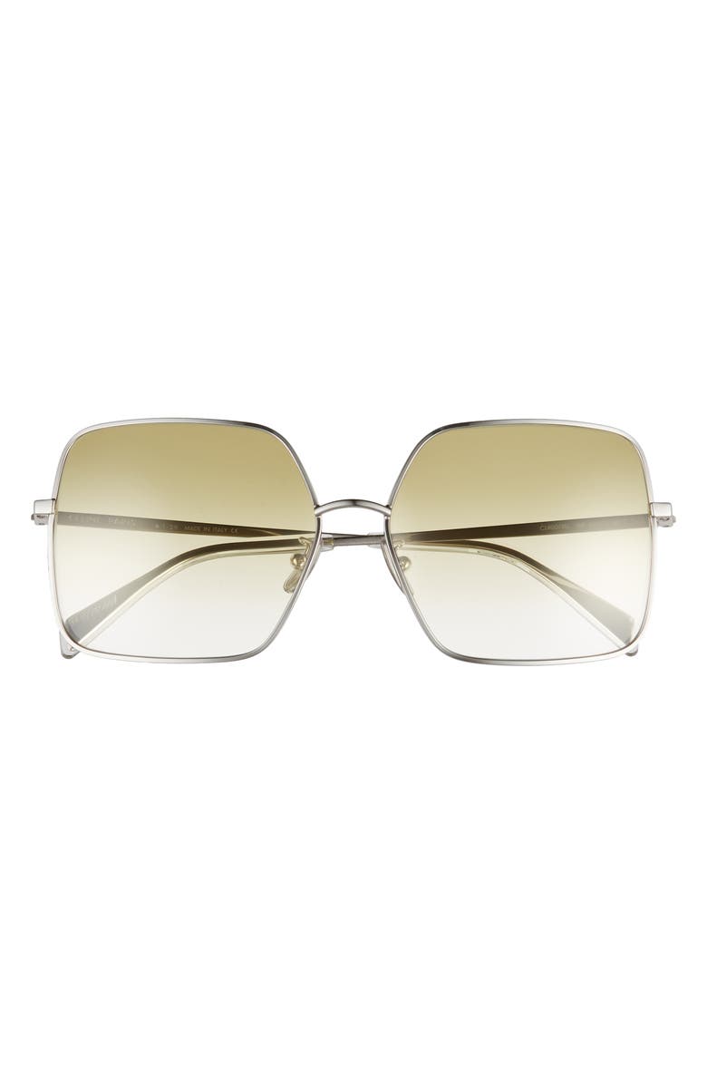 CELINE 60mm Gradient Square Sunglasses, Main, color,
