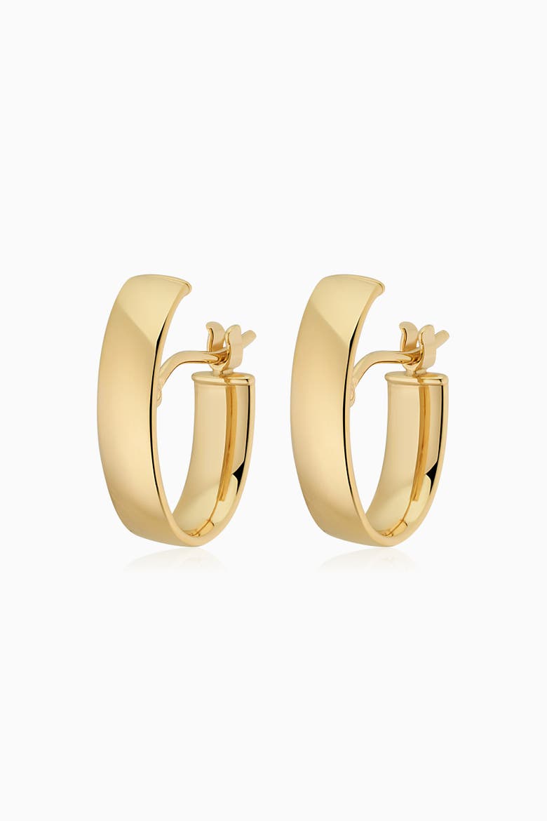 14K Yellow Gold Hug Me Hoops, Alternate, color, Yellow Gold