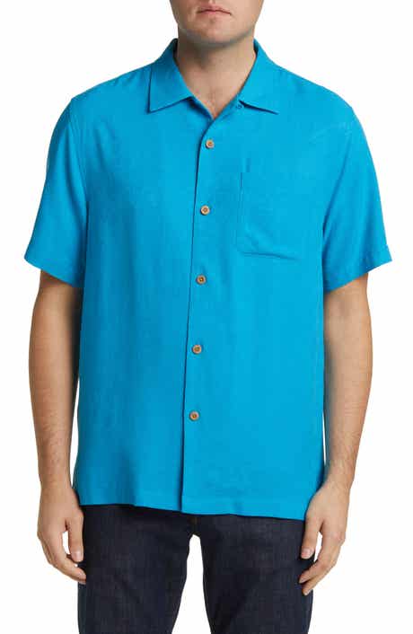 Tommy Bahama Tropic Isle Short Sleeve Button-Up Silk Camp Shirt