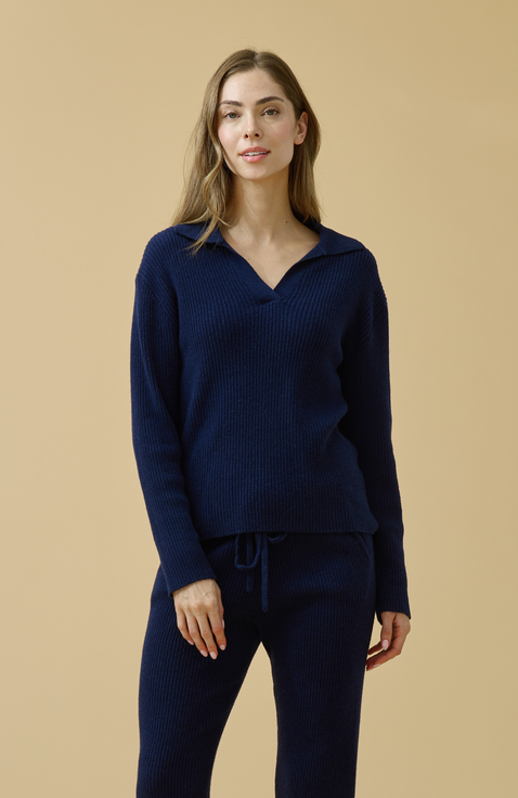 Merino Cashmere Lounge Sweater