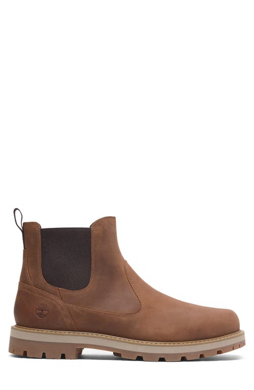 Timberland Britton Road Mid Chelsea Boot In Rust Full Grain