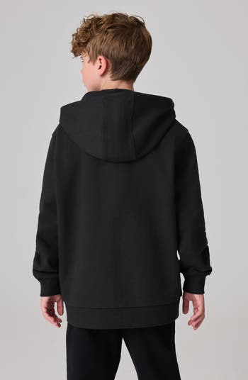 Kids' Underground Oversize Logo Zip Hoodie