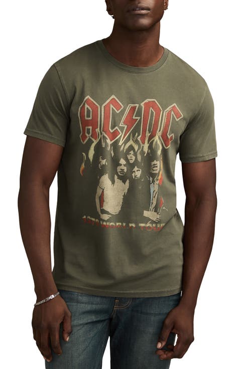 AC/DC Tour Cotton Graphic T-Shirt