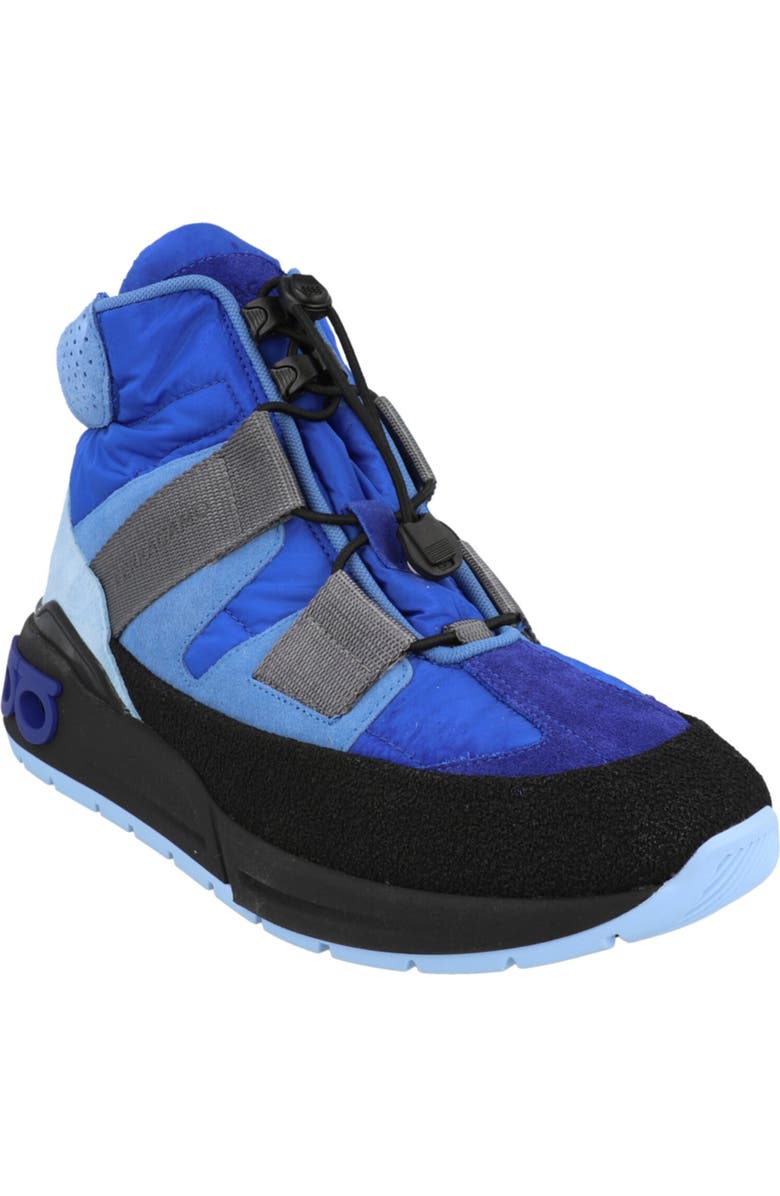 FERRAGAMO Leonida High Top Sneaker, Main, color, Blue