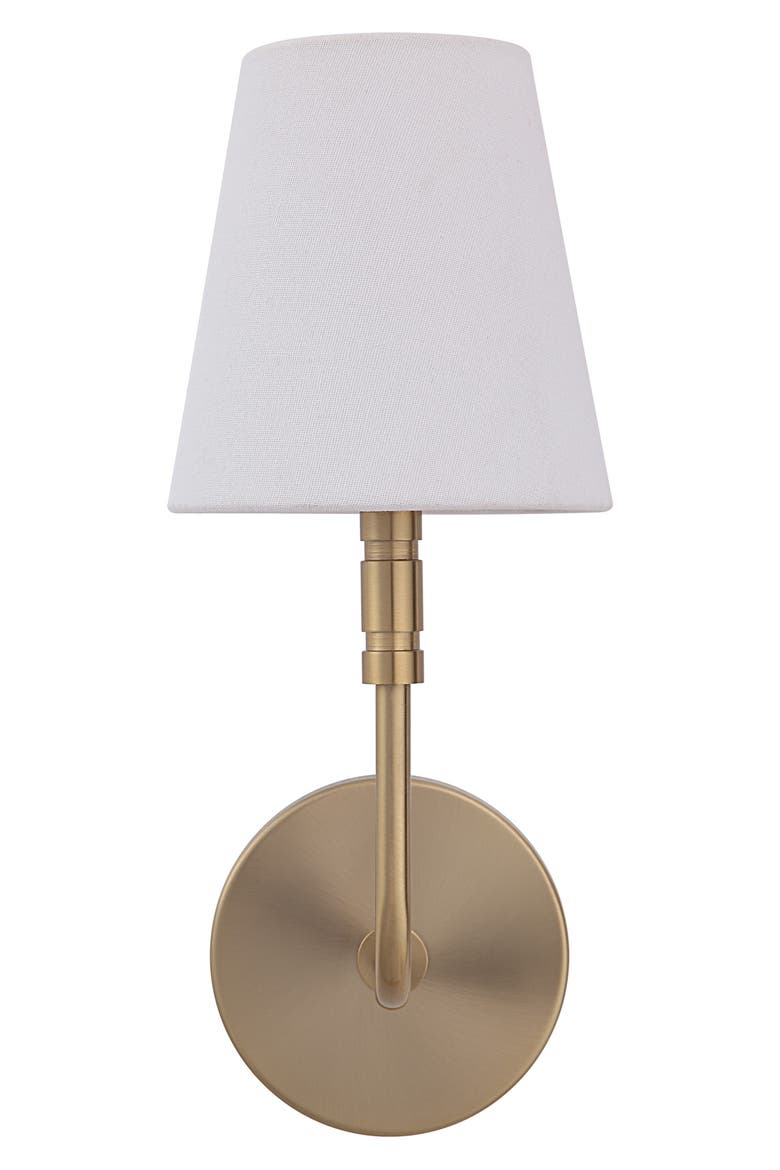 Milia Burnished Brass Wall Sconce, Alternate, color, NO COLOR