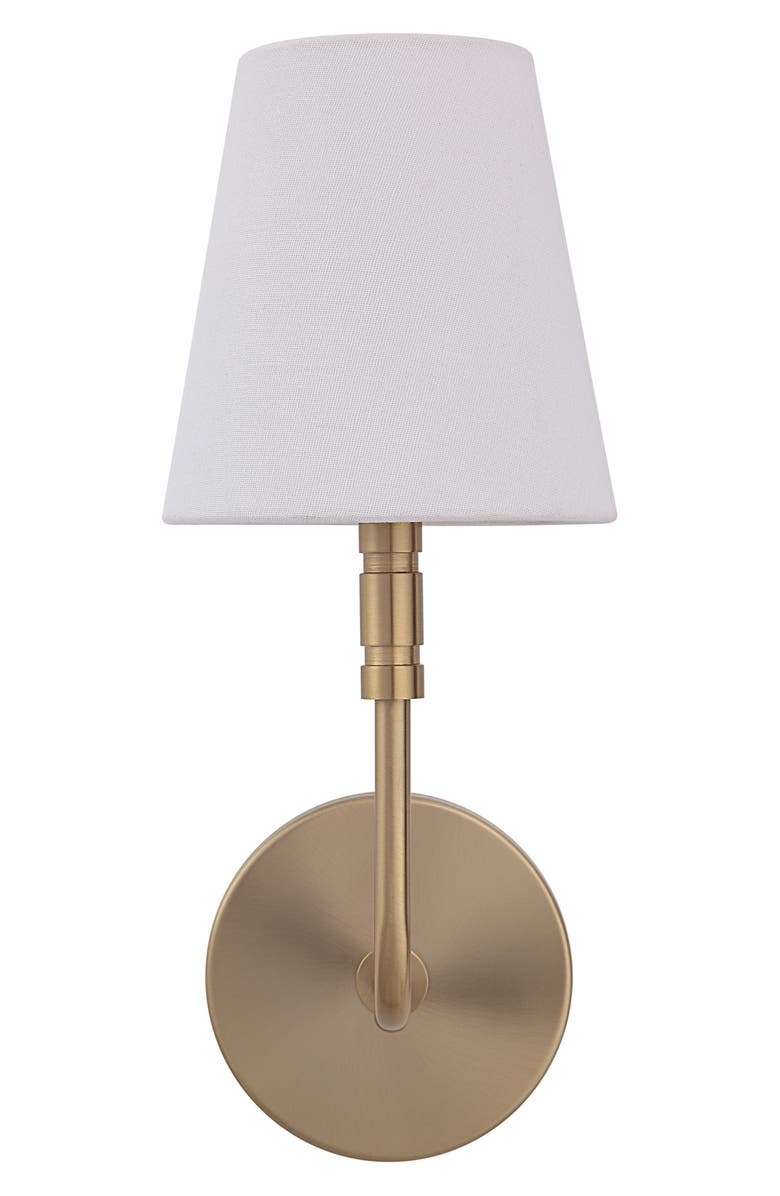 Renwil Milia Burnished Brass Wall Sconce, Alternate, color,