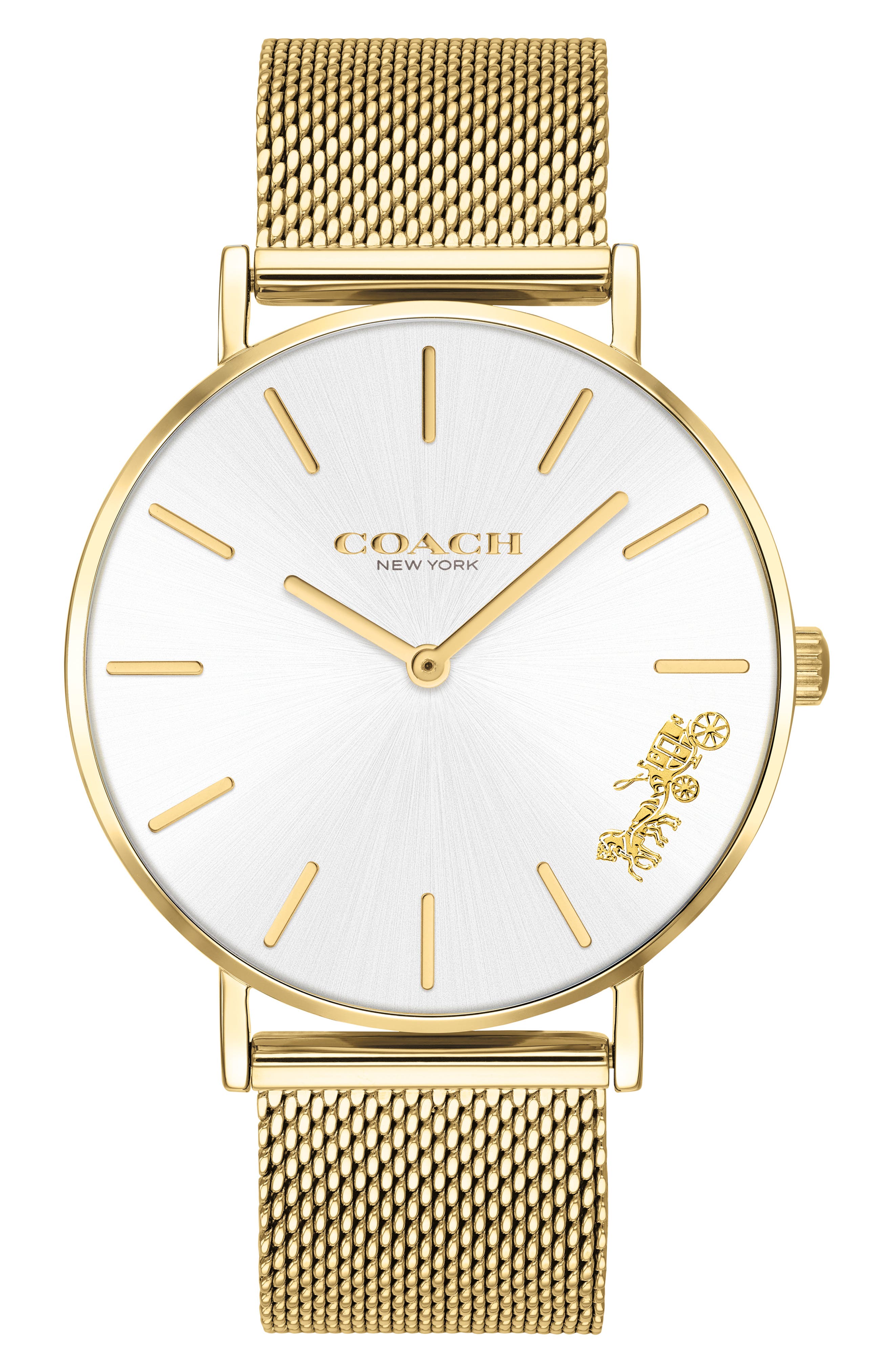 COACH Perry Mesh Band Watch, 36mm
