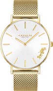 COACH Perry Mesh Band Watch, 36mm
