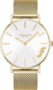COACH Perry Mesh Band Watch, 36mm