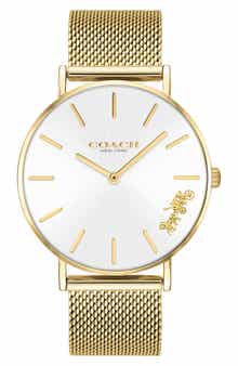 COACH Perry Mesh Band Watch, 36mm