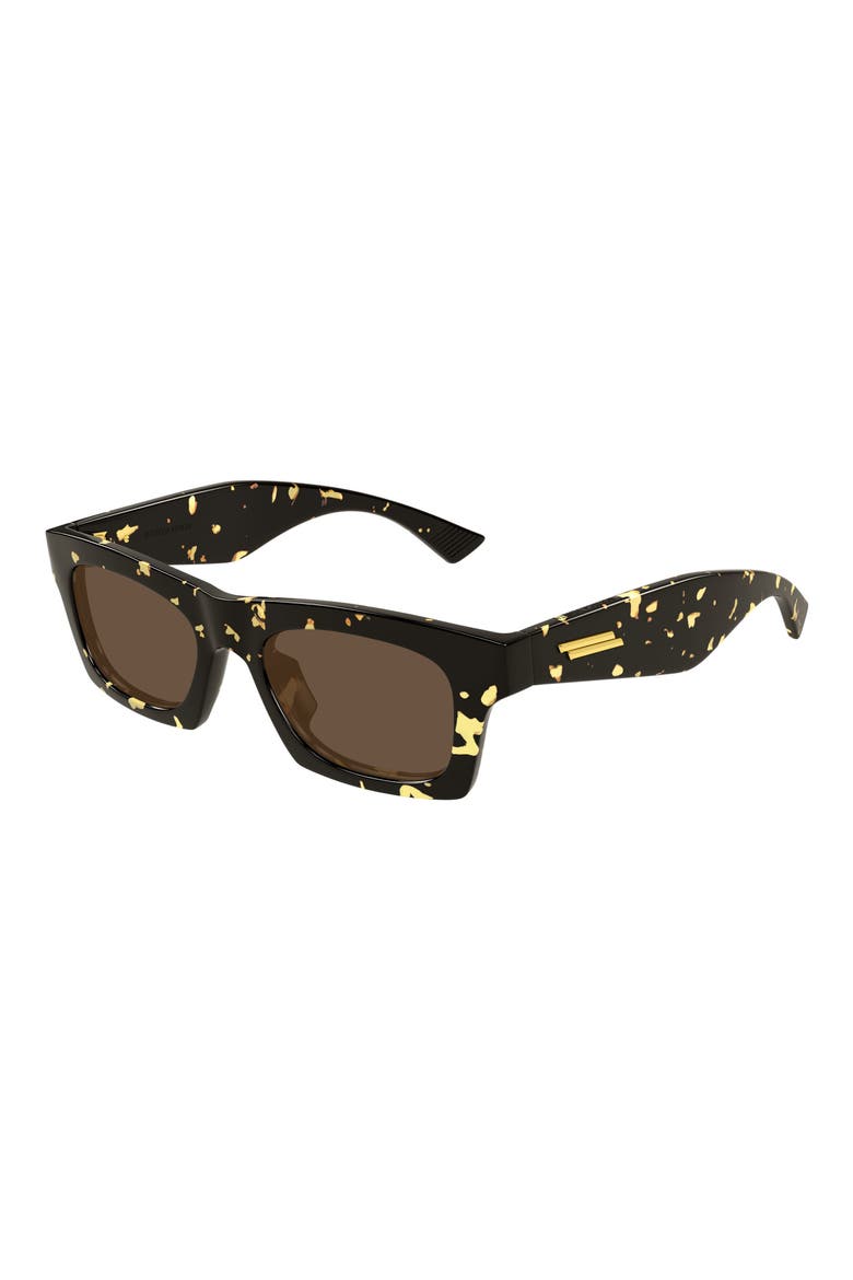 51mm Rectangular Sunglasses, Alternate, color, HAVANA