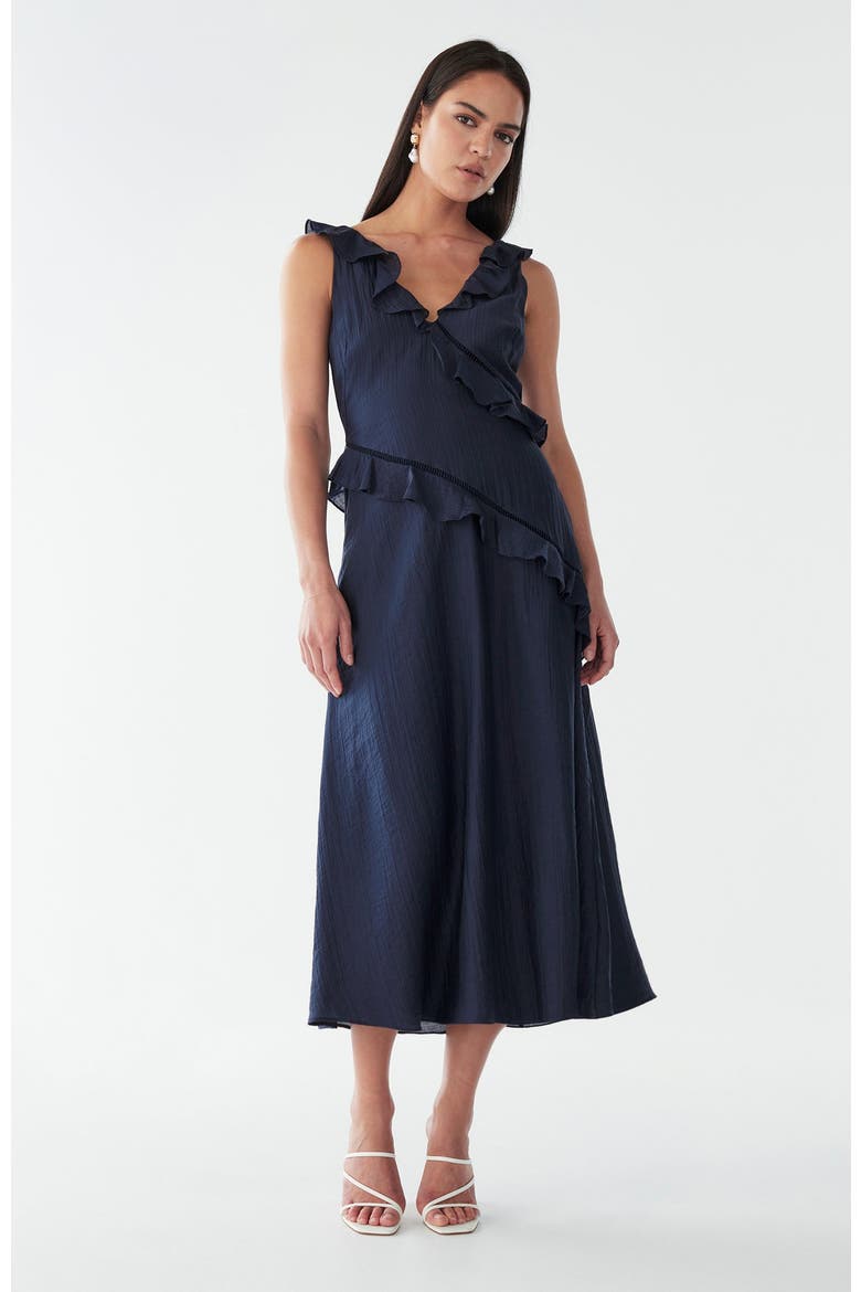 Fallon Maxi Dress, Alternate, color, Navy Blue
