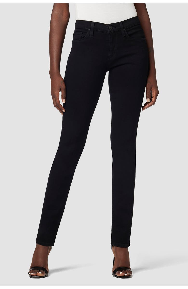 Hudson Jeans Nico Straight, Alternate, color, Black