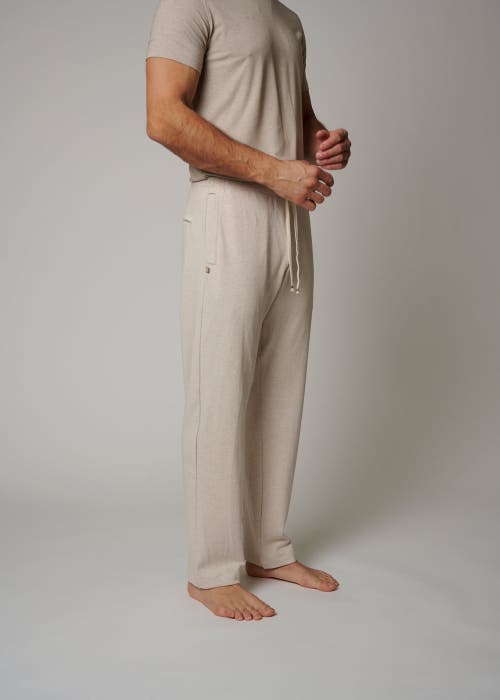Leisure Lab Cotton Lounge Pant In Quartz