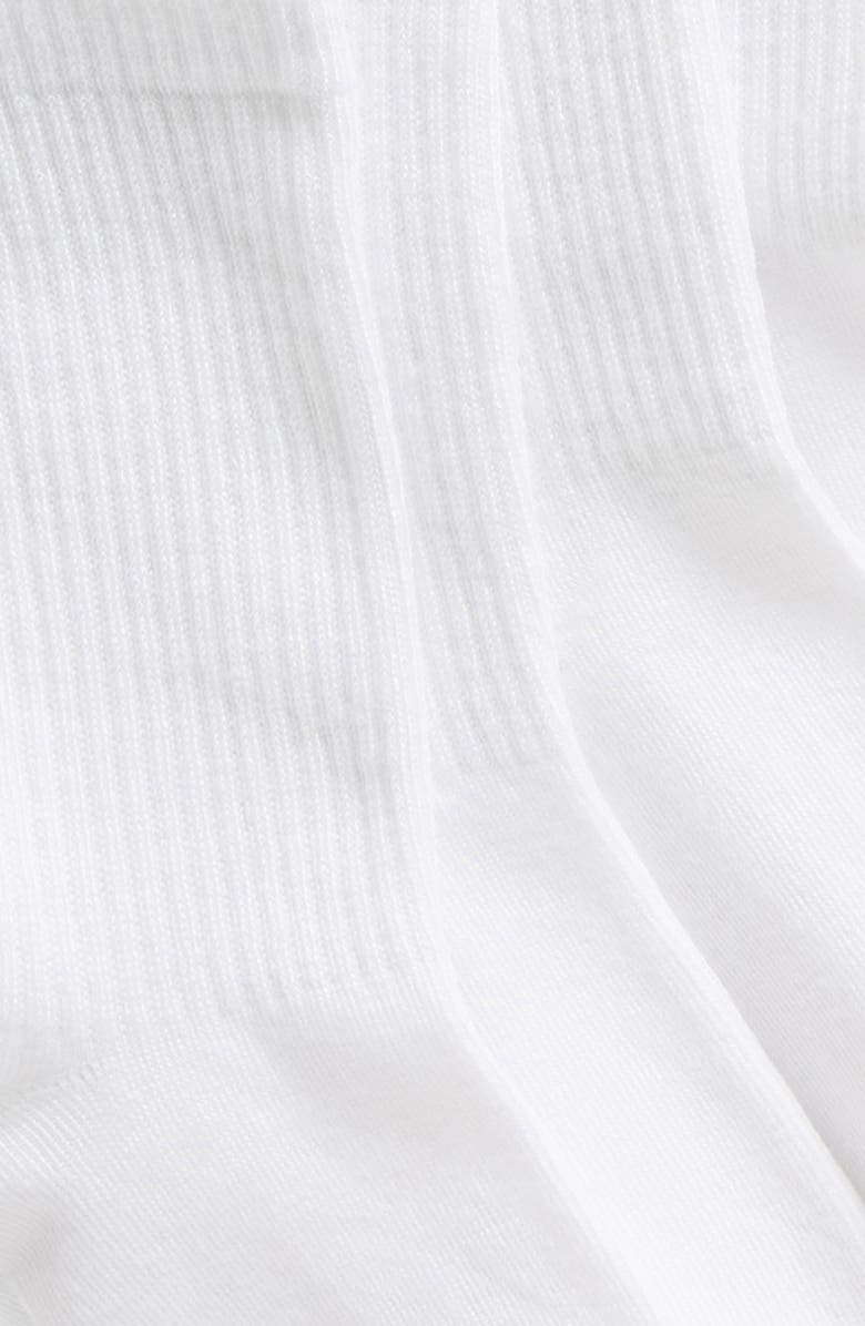 Capelli New York Kids' 6-Pack Crew Socks, Alternate, color, White