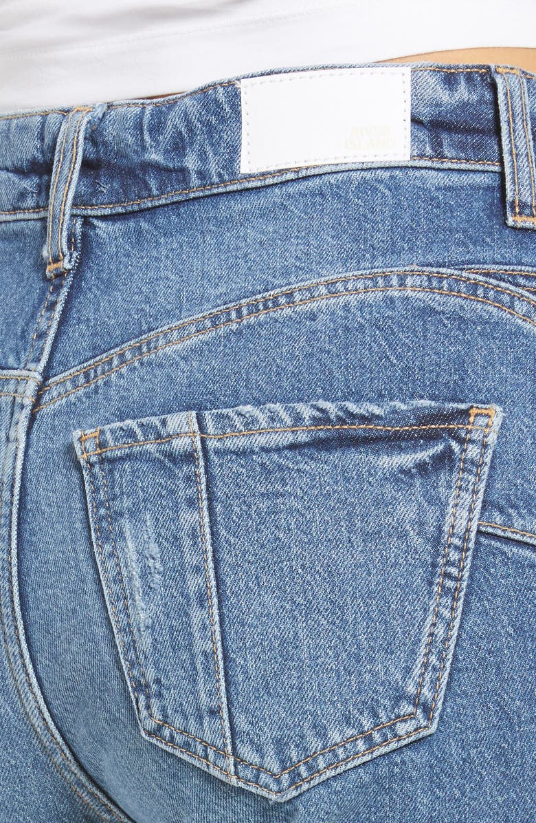 River Island Carrie High Waist Mom Jeans, Alternate, color,