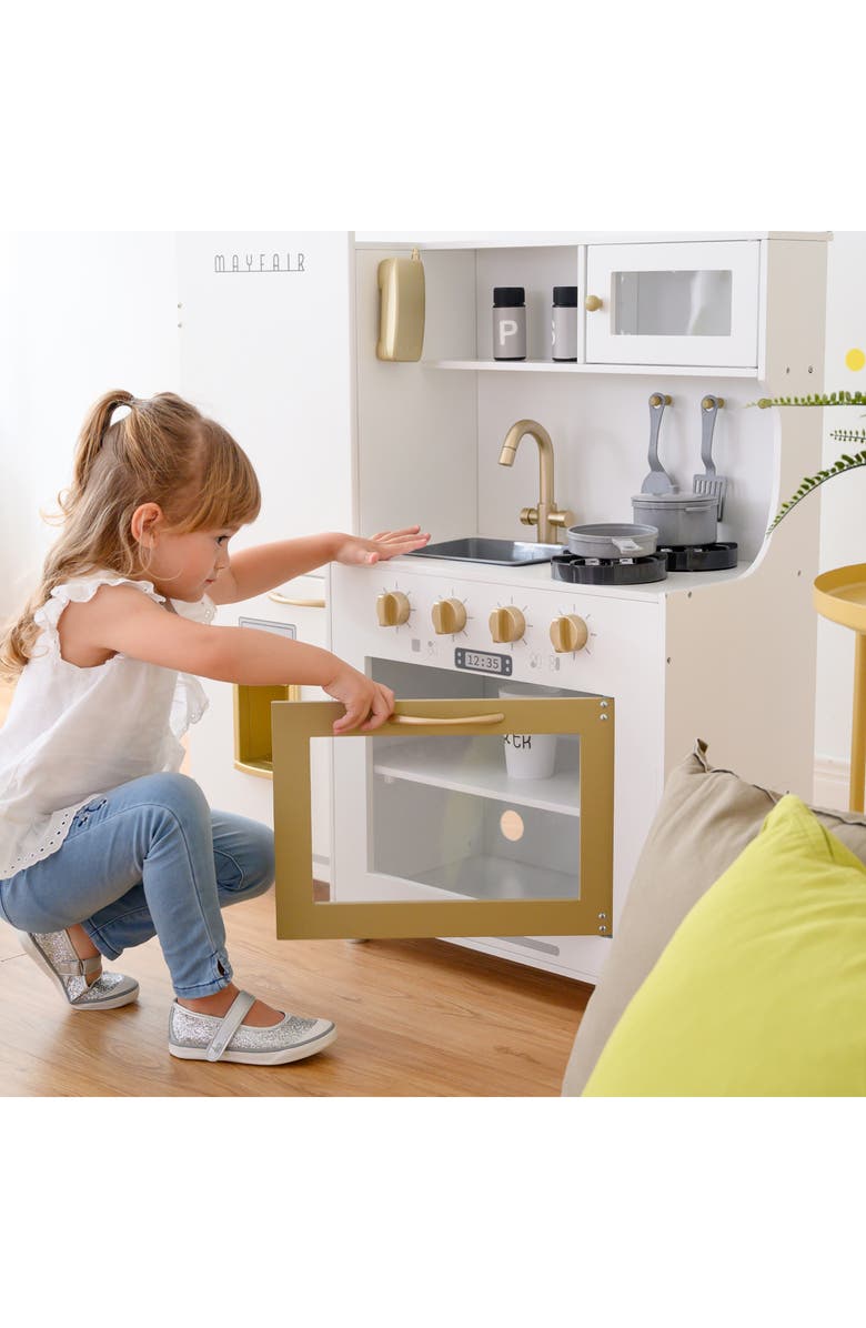 Teamson Kids Little Chef Mayfair Classic Kitchen Playset, Alternate, color, White