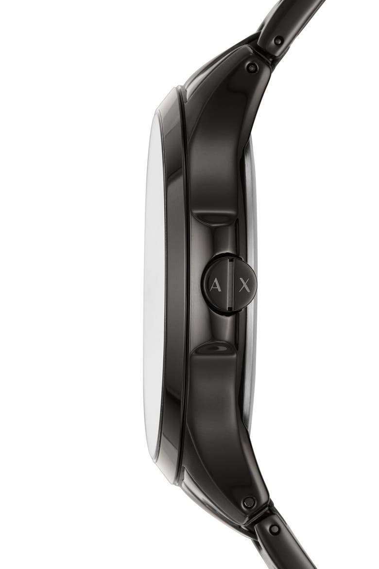 Bracelet Watch, 46mm, Alternate, color, BLACK