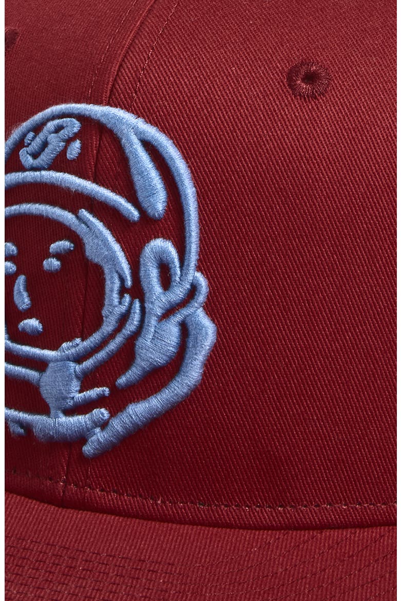 Cotton Snapback Baseball Cap, Alternate, color, POMEGRANATE