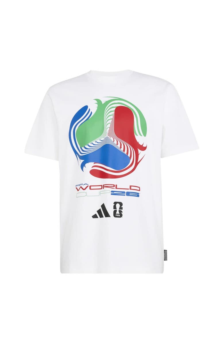 adidas Men's adidas White 2026 FIFA World Cup Tour T-Shirt, Alternate, color, White