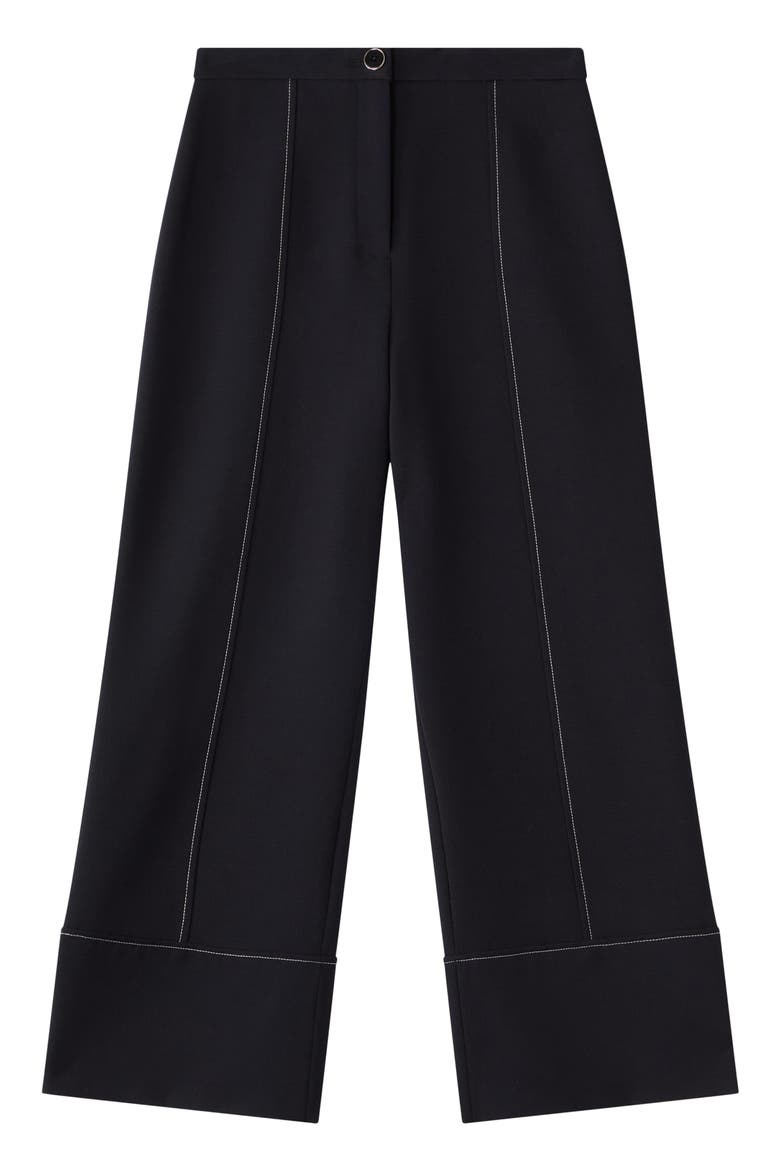 Eugine Crop Pants, Alternate, color, NAVY