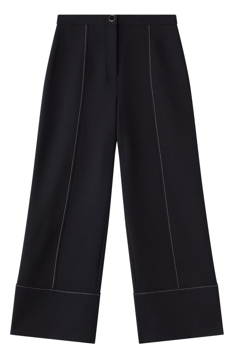 LK Bennett Eugine Crop Pants, Alternate, color, Navy